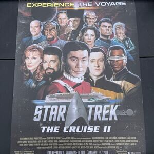Star Trek "The Cruise II" Poster 24x18 Experience the Voyage "